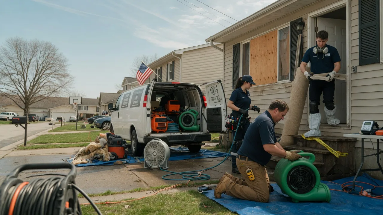 Water Damage Restoration in Brillion, WI near me